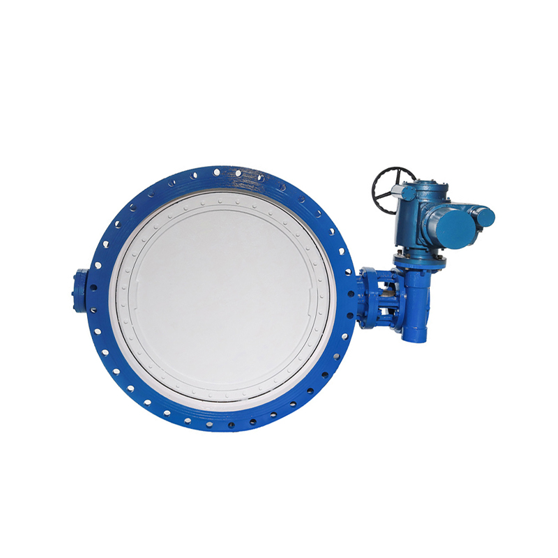 How does the electric butterfly valve perform in the automation system?